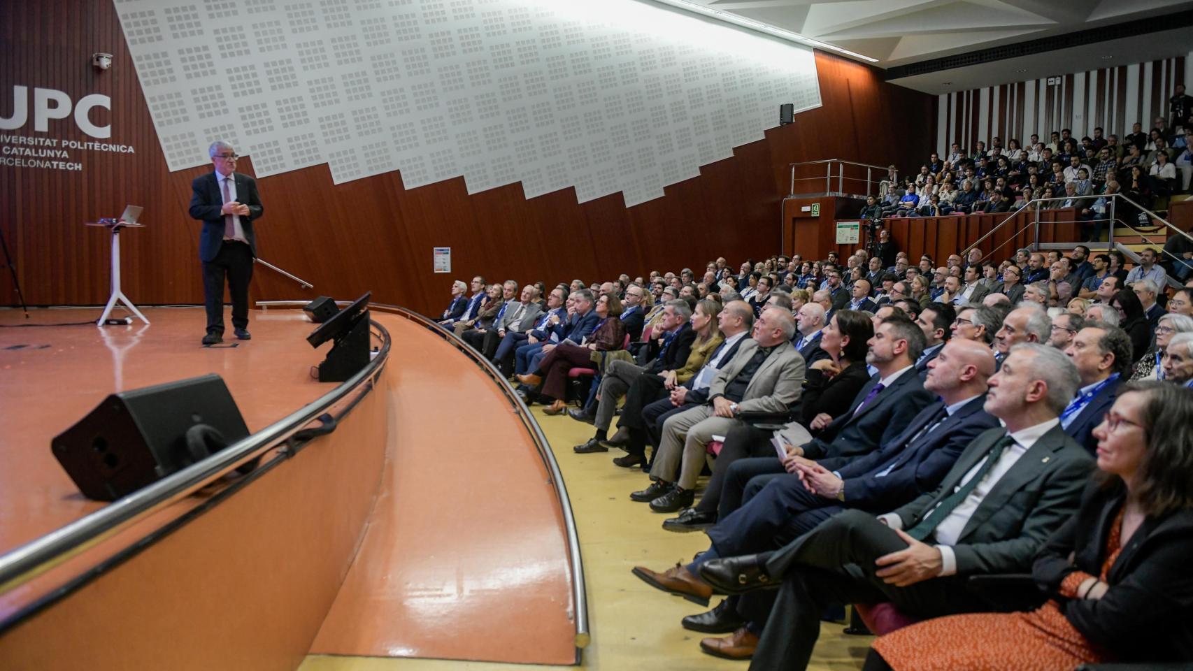 Mateo Valero, fundador y director del Barcelona Supercomputing Center, en la celebración de los 20 años del centro de investigación