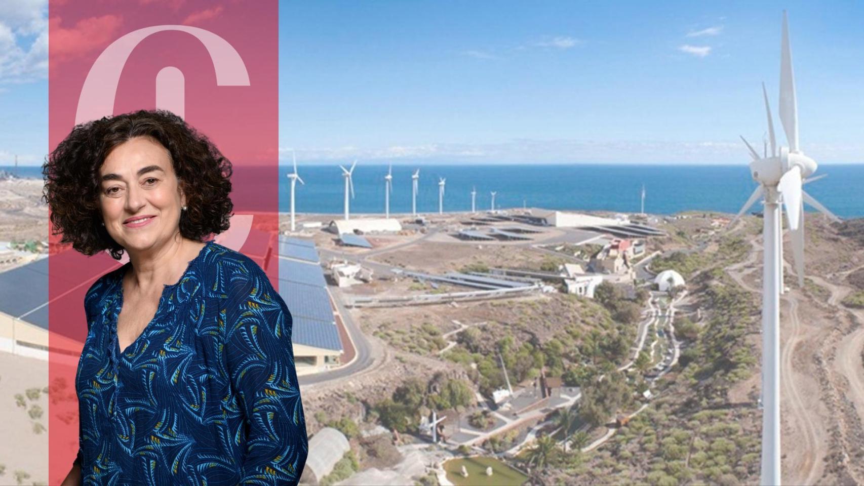 Un parque de energías renovables