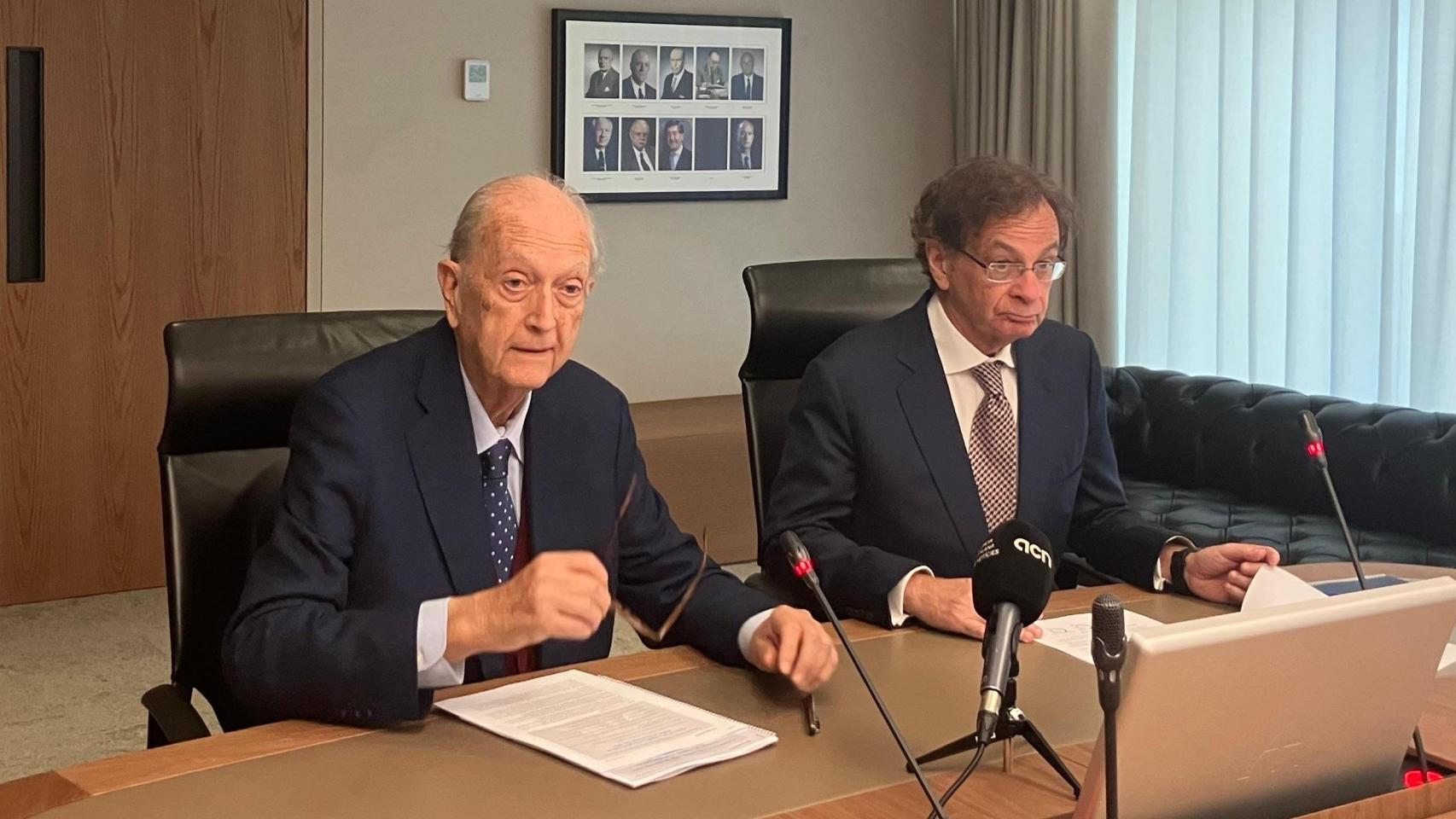 El presidente de Colonial SFL, Juan José Brugera, y el consejero delegado, Pere Viñolas