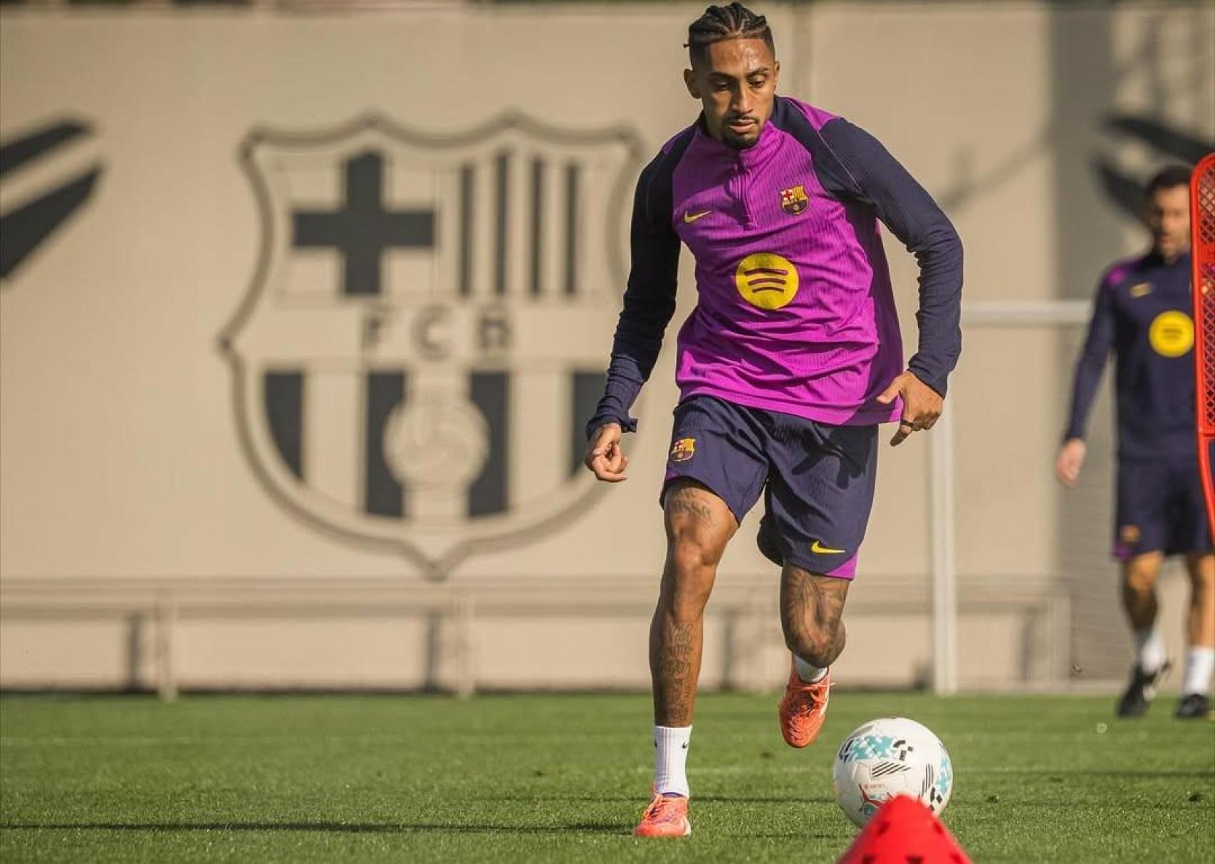 Raphinha se prepara para regresar con el Barça