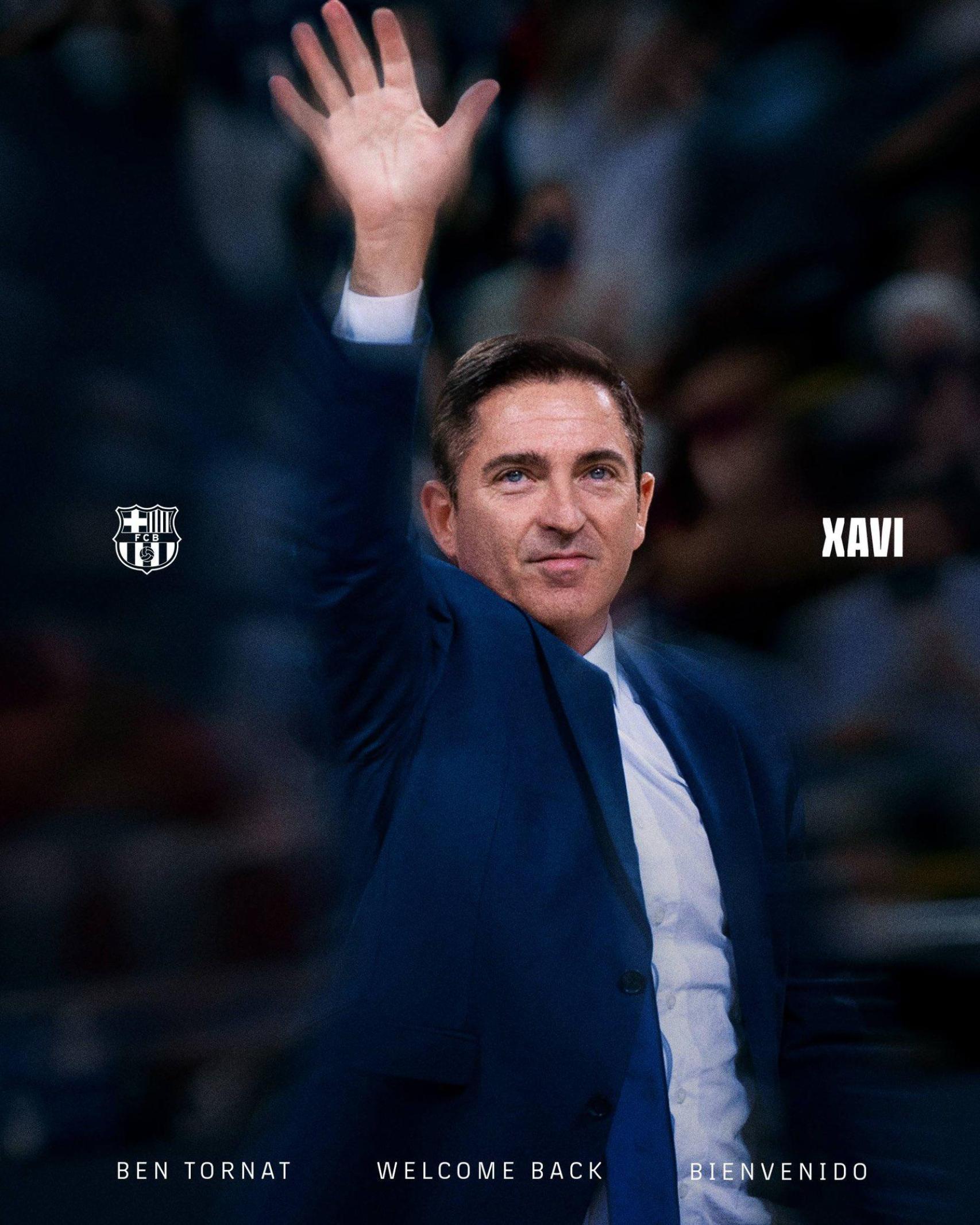 El Barça anuncia el retorno de Xavi Pascual