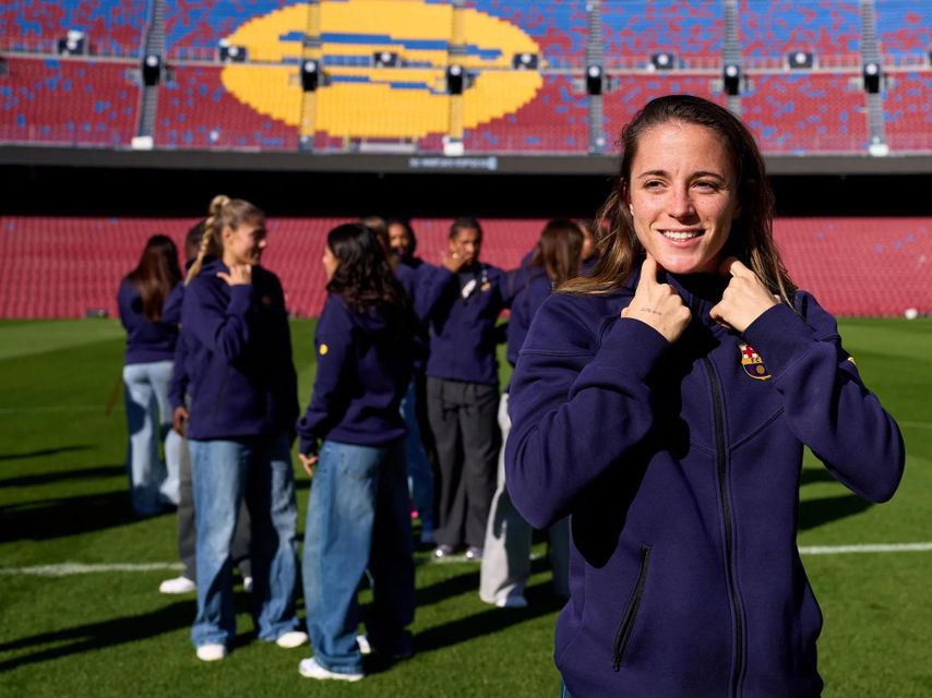 El Barça Femení visita el Camp Nou