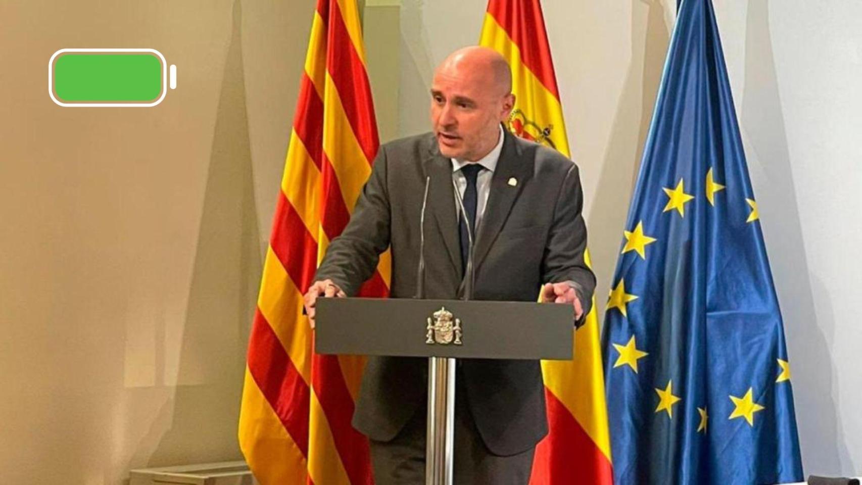 El delegado del Gobierno en Cataluña, Carlos Prieto