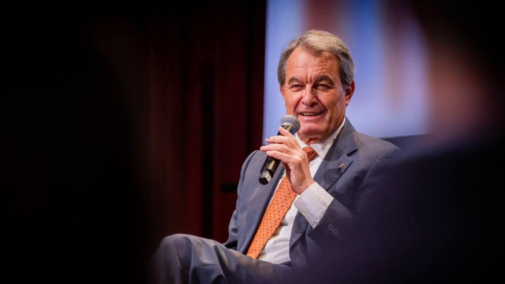 Artur Mas, expresidente de la Generalitat, en un coloquio organizado por la Joventut Nacionalista de Catalunya