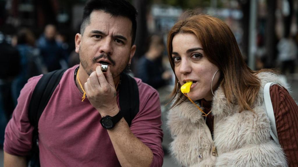 Maestros del Instituto Escuela Pallaresa, Erick Cuellar y Cristina Gadea