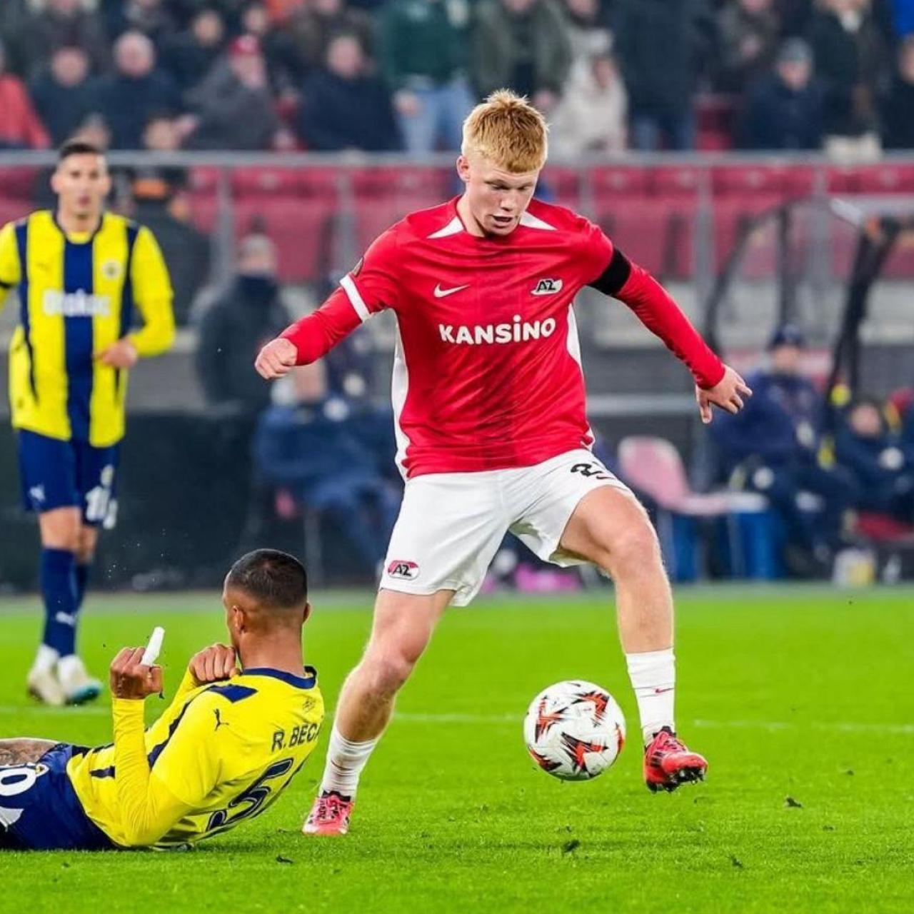 Kees Smit amb l'AZ Alkmaar