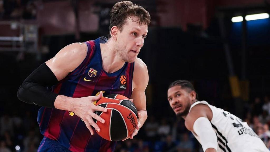 Jan Vesely al Barça de bàsquet-Virtus Bolonya de l'Eurolliga