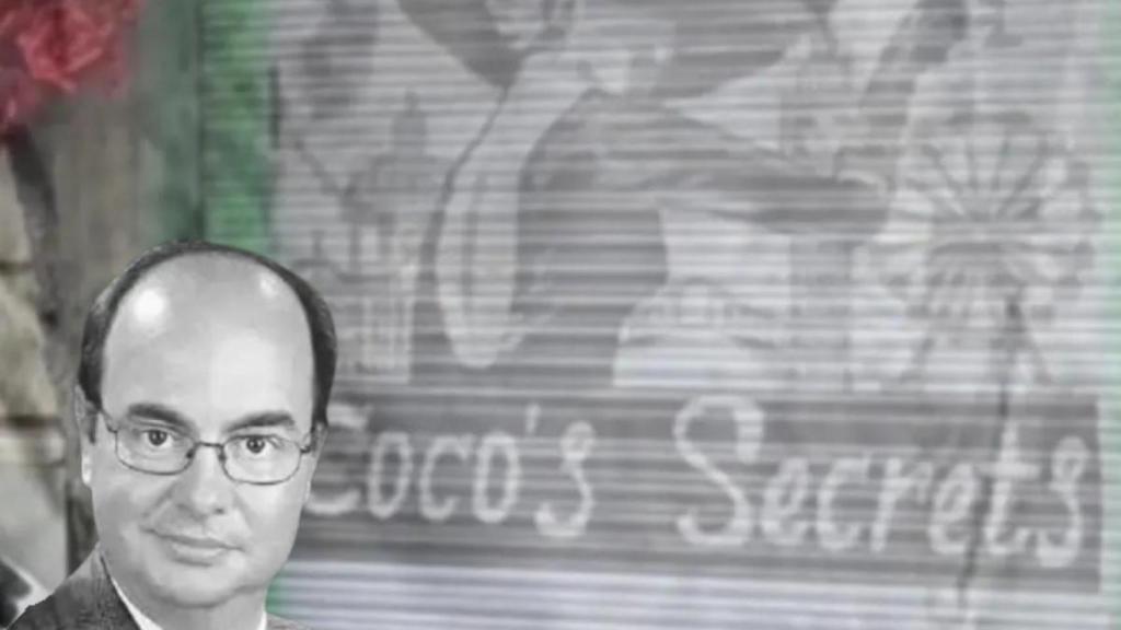 Antonio Comadrán con el club Coco's Secret de fondo