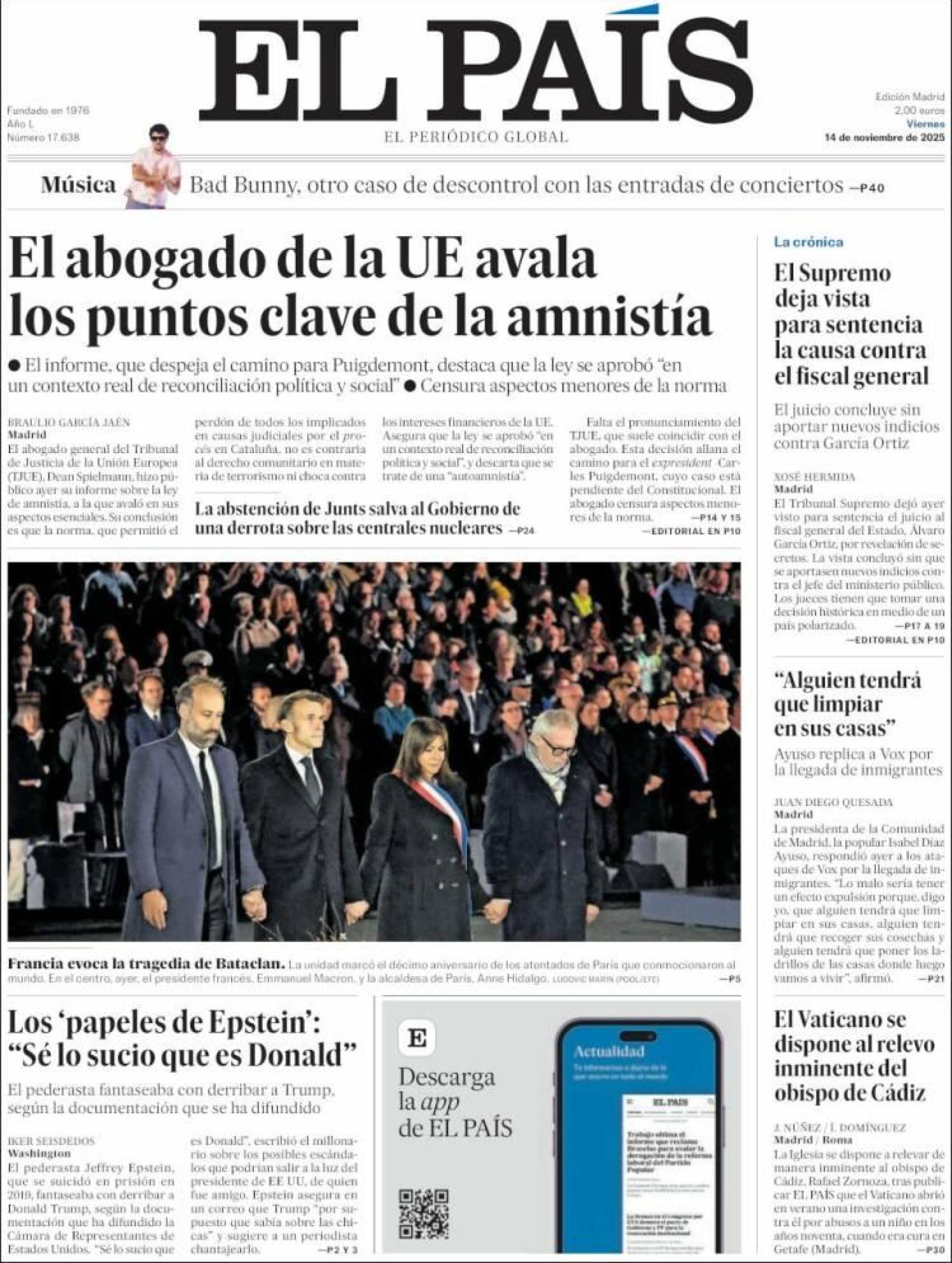 Portada El País