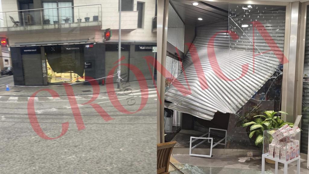 Imágenes del alunizaje en una farmacia de Montcada i Reixac