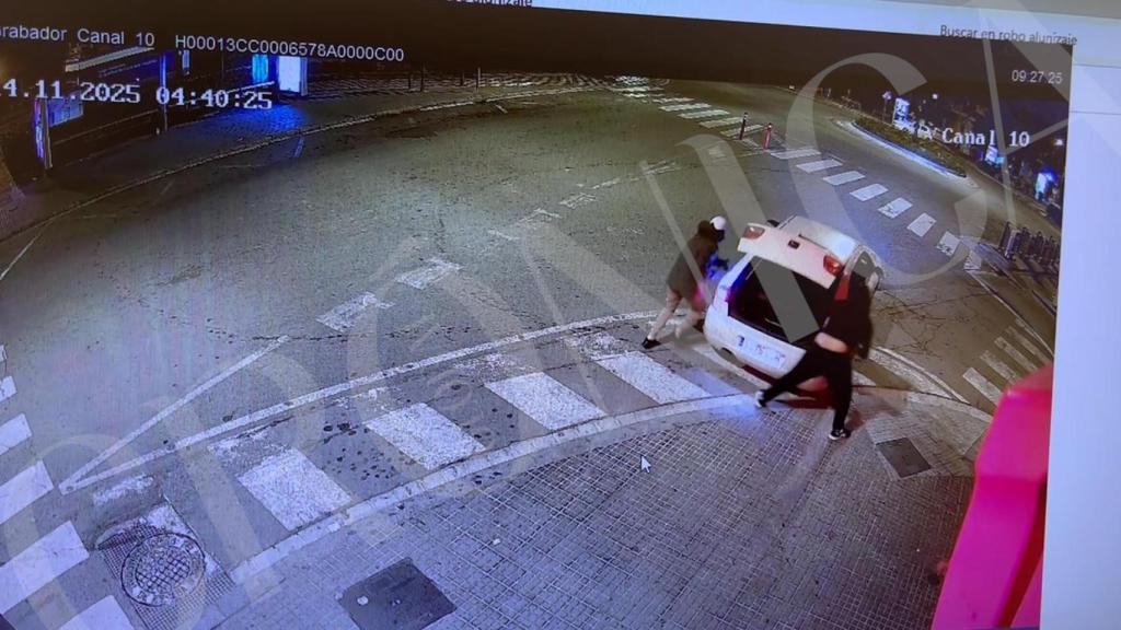 Imagen extraída de las cámaras de seguridad de la farmacia asaltada