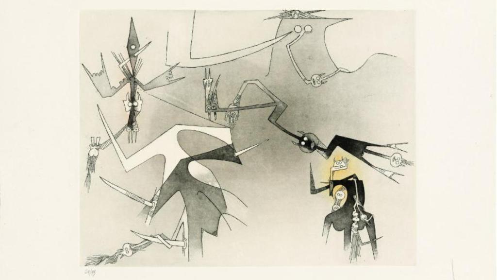 Pintura de Wifredo Lam, en Christie's