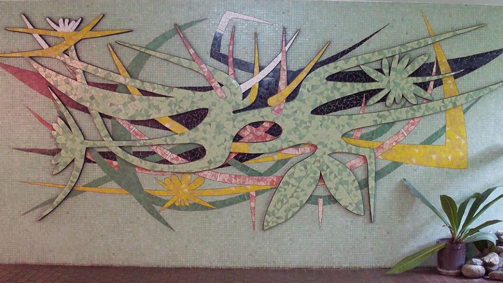 Mural de Wifredo Lam a l'Institut Botànic de la Universitat Central de Veneçuela