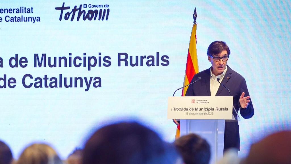 Salvador Illa abre la primera Trobada de Municipis Rurals del Govern en Món Sant Benet, en la comarca del Bages