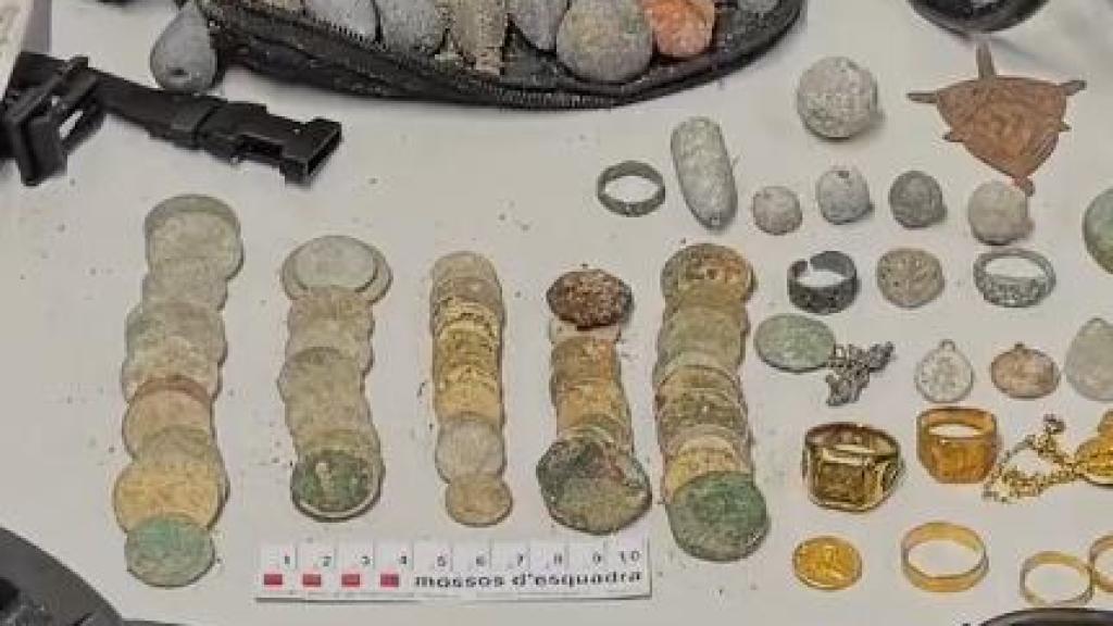 Elementos recuperados de los expoliadores de Tarragona