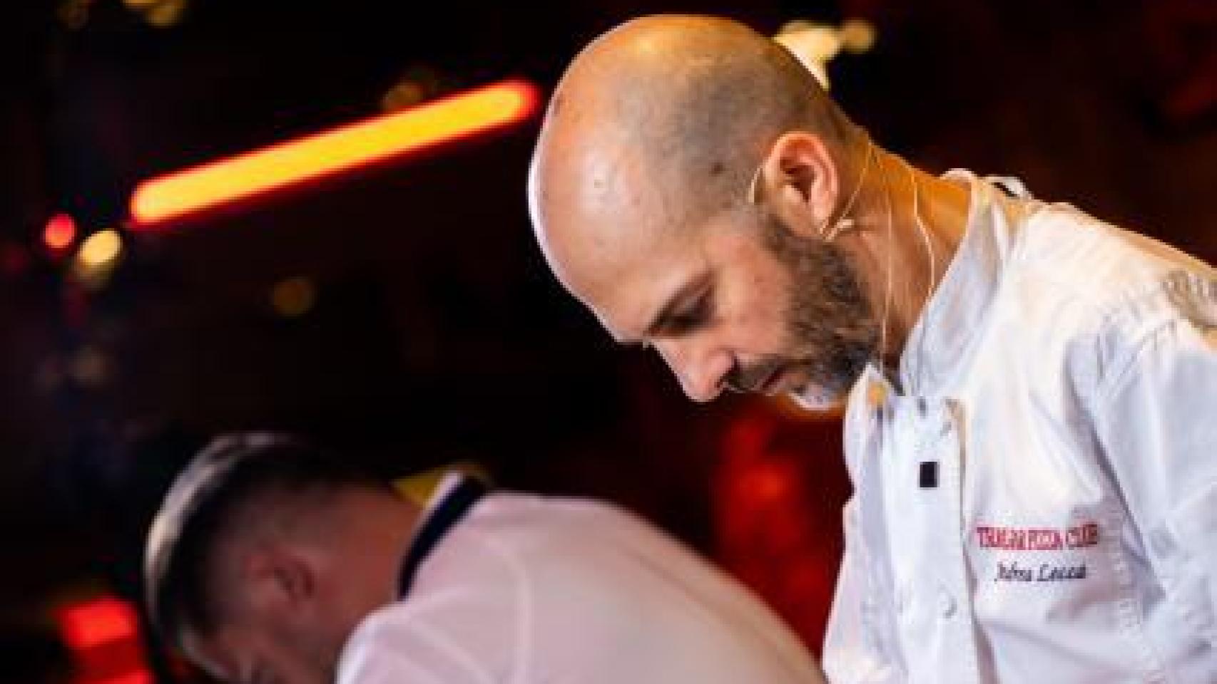 El pizzero Andrea Lecca