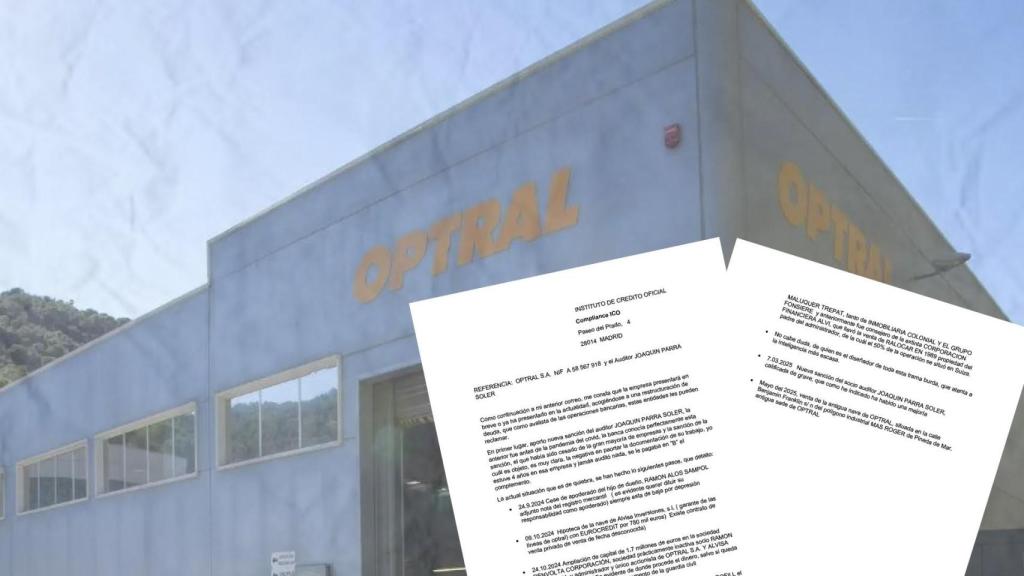 La sede de Optral en Barcelona y la denuncia por presunto vaciamiento