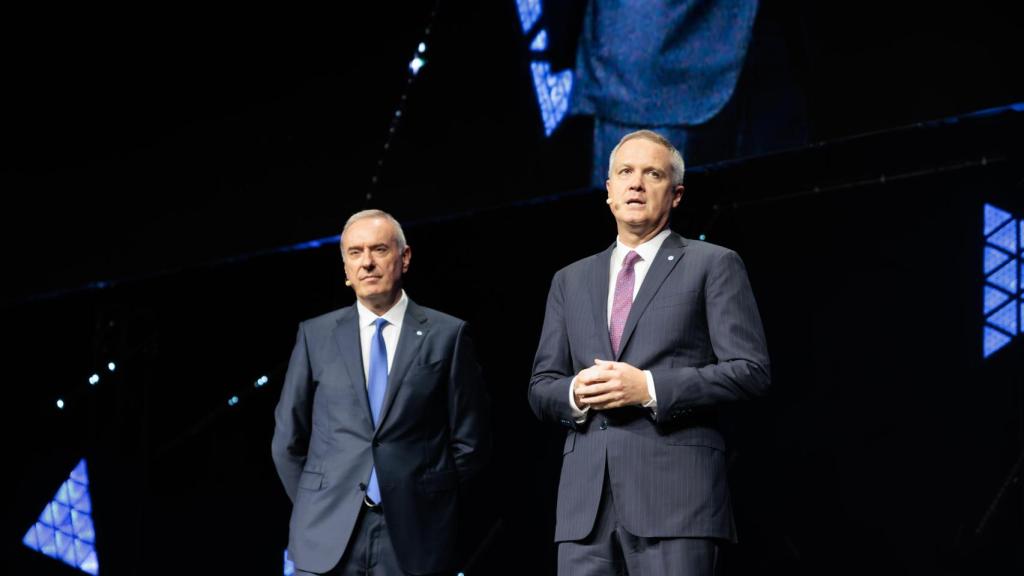 Luca Bosisio, consejero delegado de Banco Mediolanum, y Massimo Doris, consejero delegado de Banca Mediolanum
