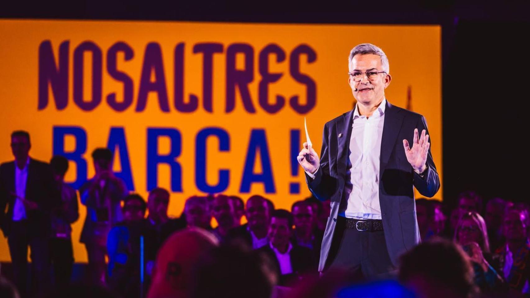 Víctor Font presenta 'Nosaltres', el movimiento para destronar a Laporta