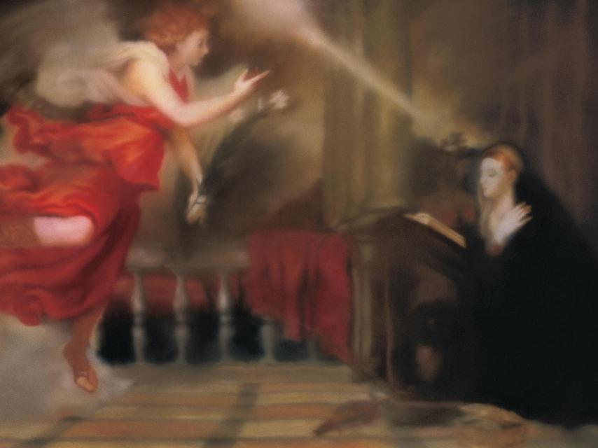 ‘Verkündigung nach Tizian’ [L’Anunciació de Tiziano] (1973).