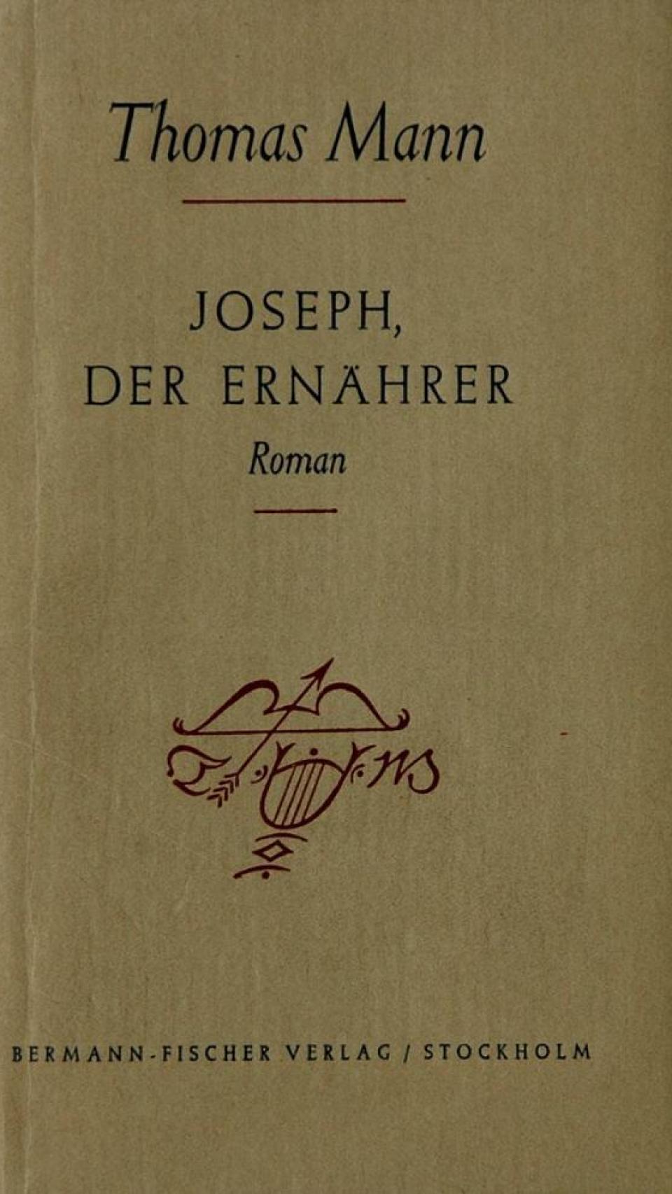 Coberta de la primera edició del quart llibre de 'Josep i els seus germans' (1943)