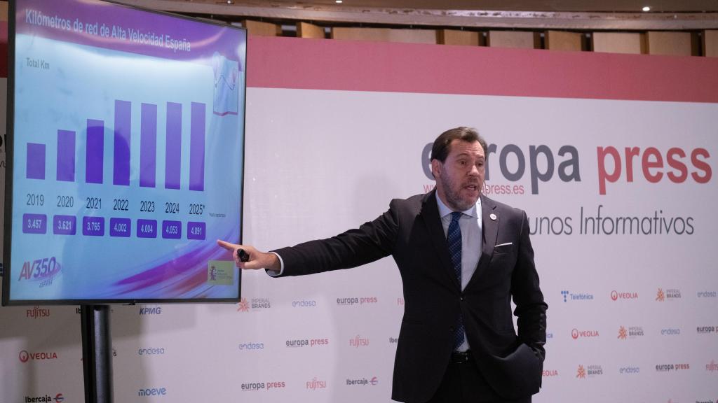 El ministro de Transportes y Movilidad Sostenible, Óscar Puente, este lunes