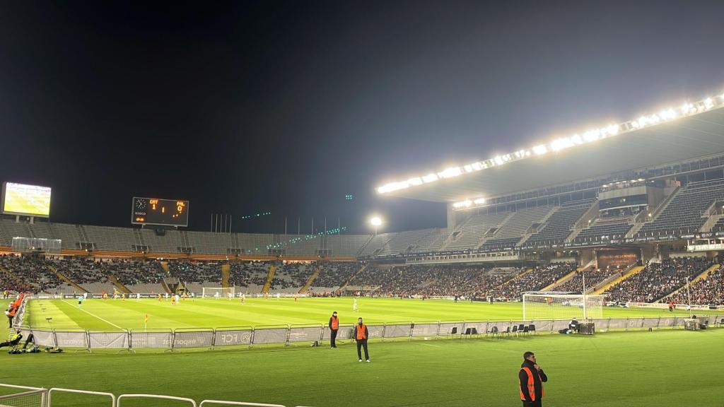 El Estadi Lluís Companys en el Catalunya-Palestina