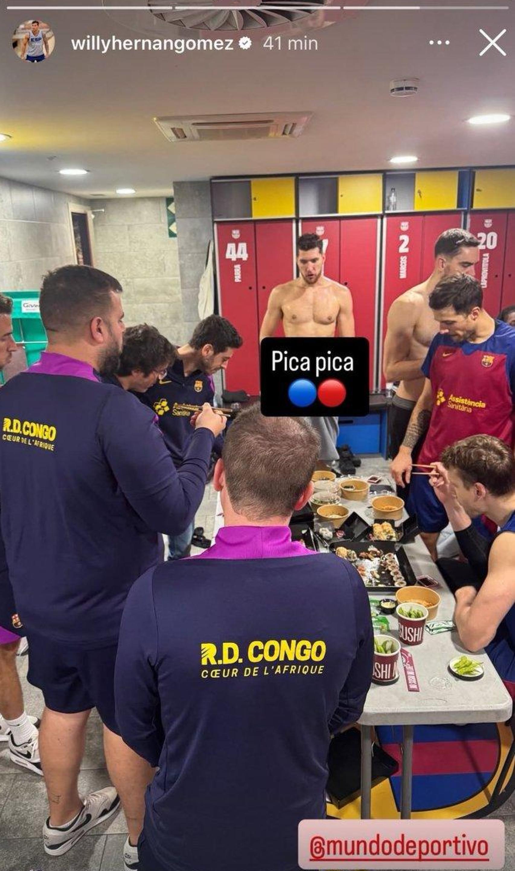 La storie de Willy Hernangómez respondiendo a Mundo Deportivo