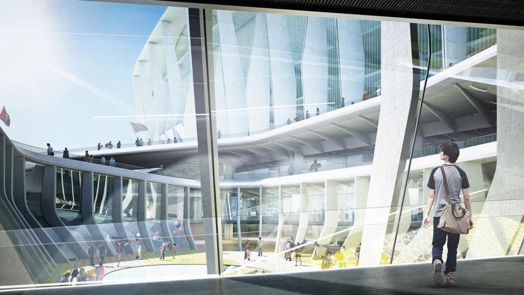 Les imatges de la primera proposta de Gensler Sport i OAB