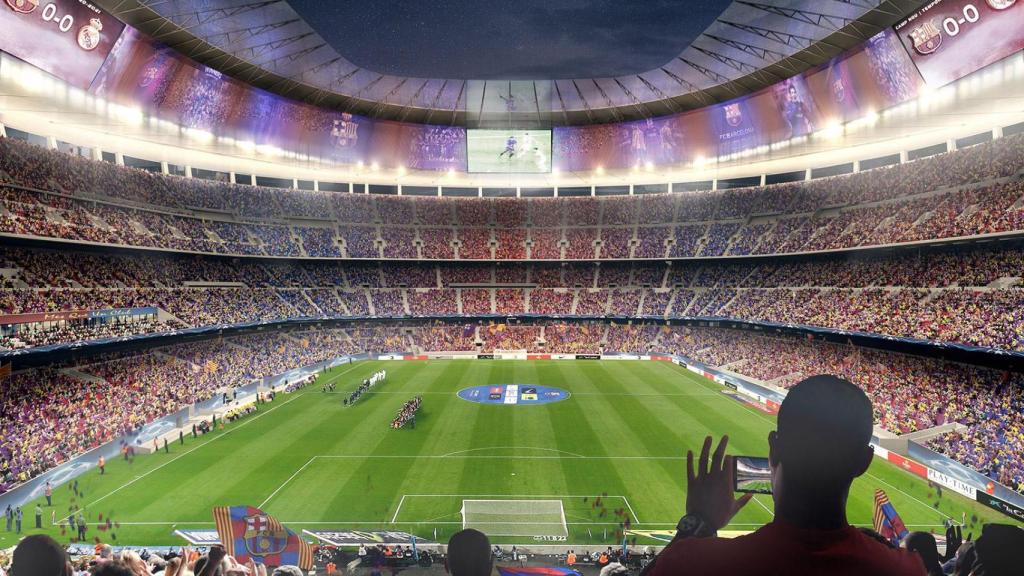 Las imágenes de la primera propuesta de 'Gensler Sport' y 'OAB'