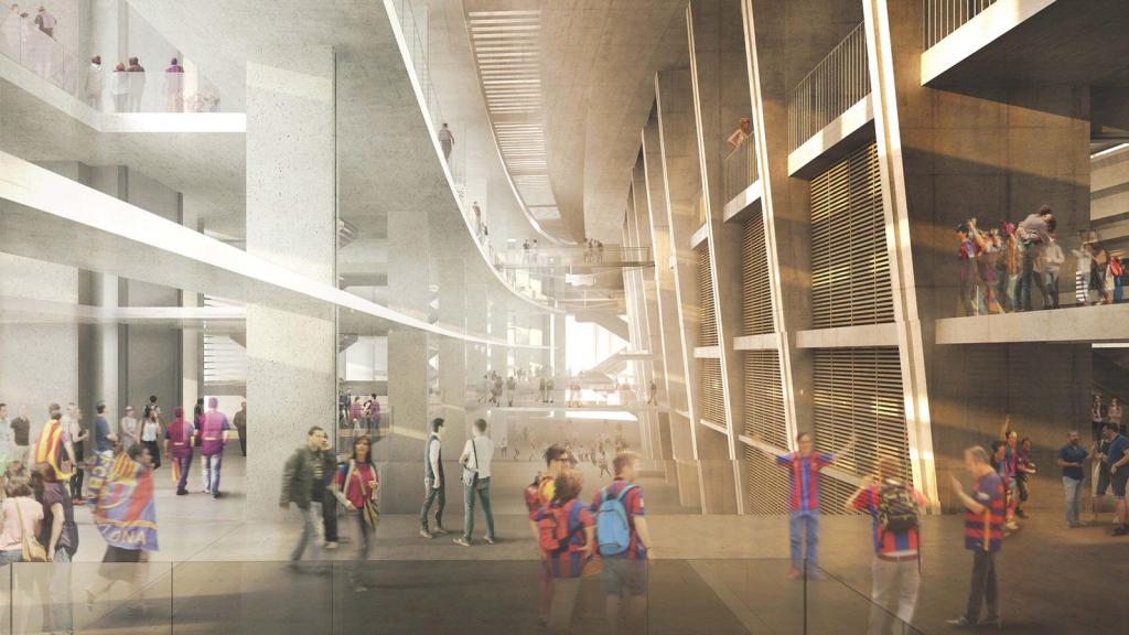 Las imágenes de la primera propuesta de 'HKS', 'COX' y 'Batlle i Roig'