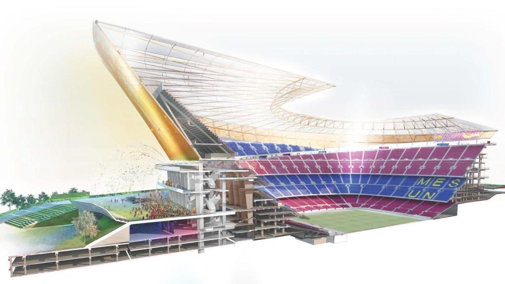 Las imágenes de la primera propuesta de 'HKS', 'COX' y 'Batlle i Roig'