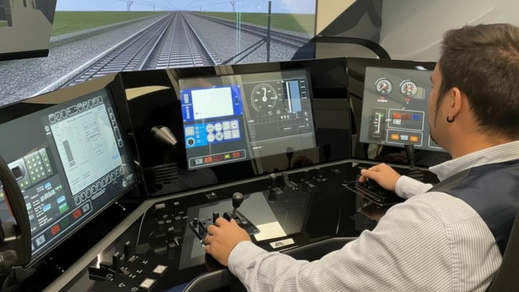 Un maquinista del AVE - RENFE