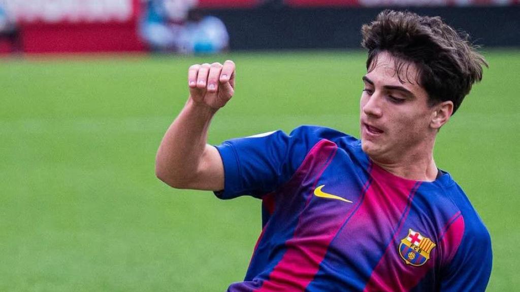 Guillem Víctor, germà de Pau Víctor i jugador del Juvenil A del Barça