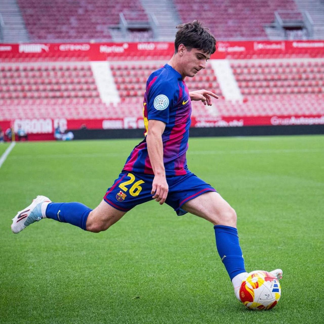 Guillem Víctor, germà de Pau Víctor i jugador del Juvenil A del Barça