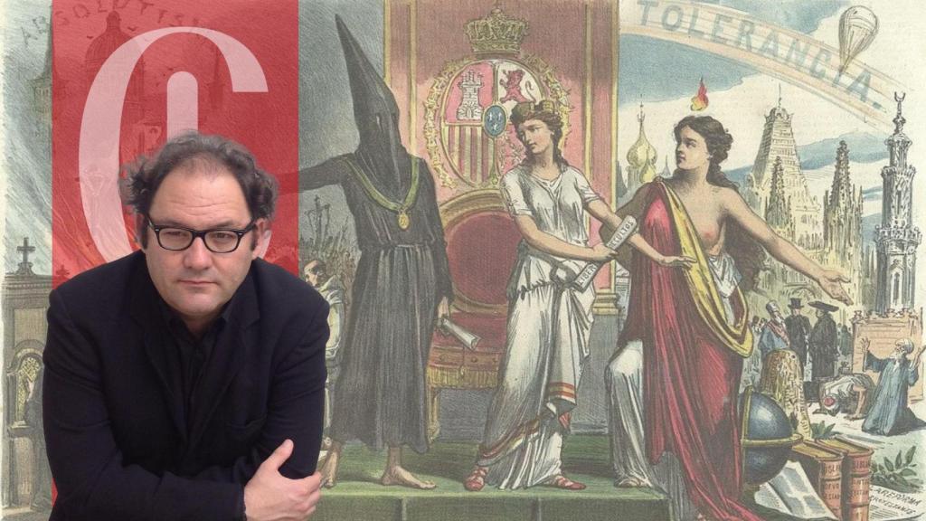 'Caricatura sobre las dos Españas', 'La madeja' (23 de enero de 1875)