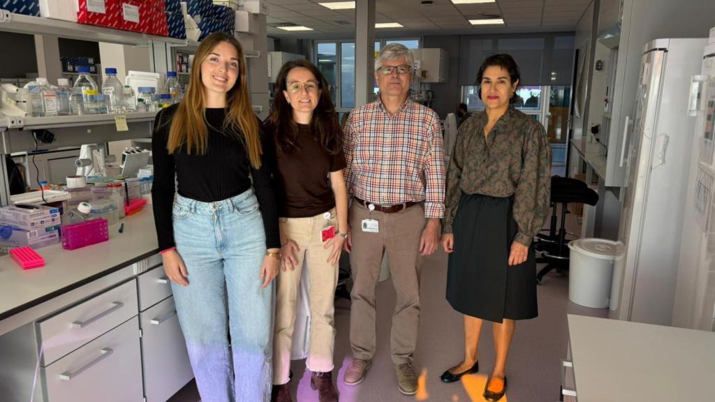 De izquierda a derecha, Irene Cuervas, Estela Prada, Jaume Mora, Inmaculada Hernández-Muñoz