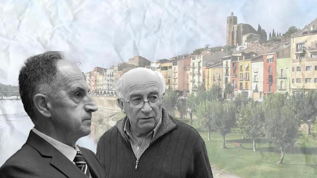 Montaje del curandero Josep Pàmies y el conferenciante Pedro Varela