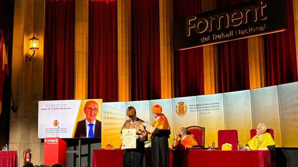 Antoni Garrell ingresa en la Real Academia Europea de Doctores