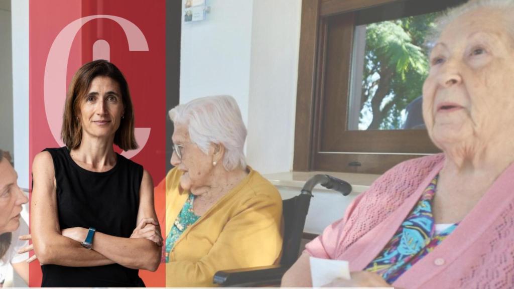 Dos abuelas en una residencia de mayores