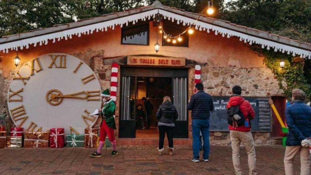 La casa de Papá Noel en el Bosc Màgic del Pare Noel de Can Jualiana