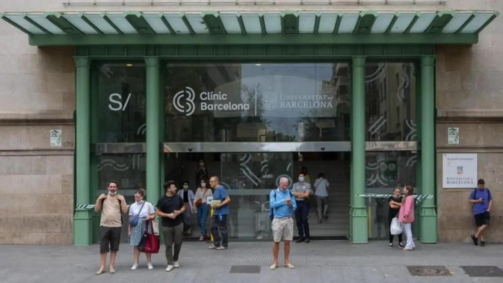 Fachada del Hospital Clínic de Barcelona