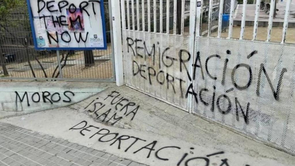 Les pintades que van aparèixer a l'Institut de Mataró a l'abril d'aquest any