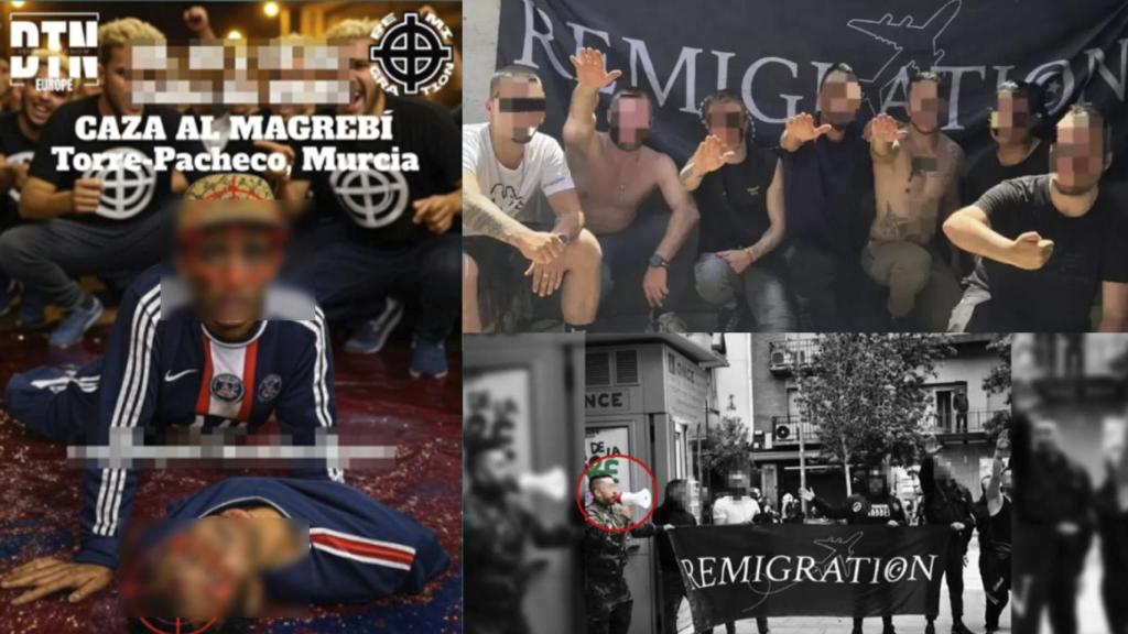 Montaje con varias de las imágenes que publicó DTN en sus redes sociales