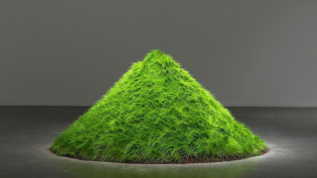 'Grass Grows', de Hans Haacke