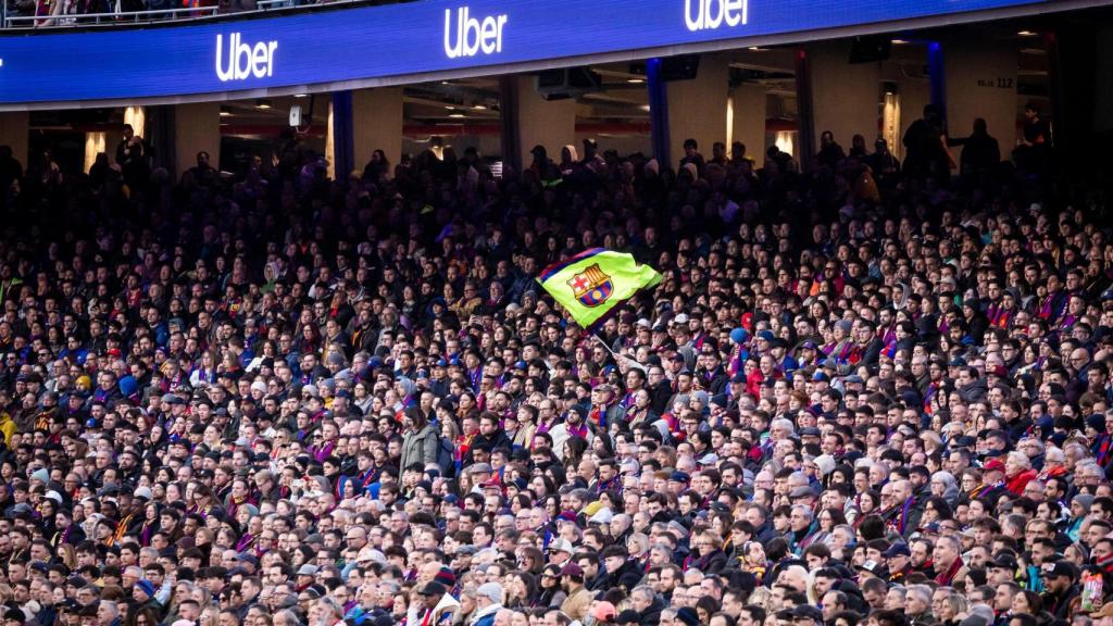 La grada del Camp Nou, plena el dia del retorn durant el Barça-Athletic