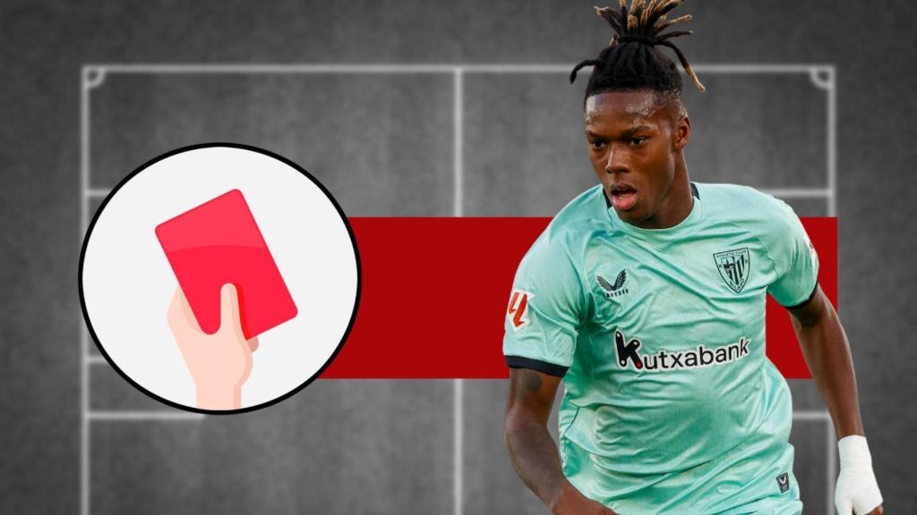 Tarjeta roja para Nico Williams en el Barça-Athletic Club