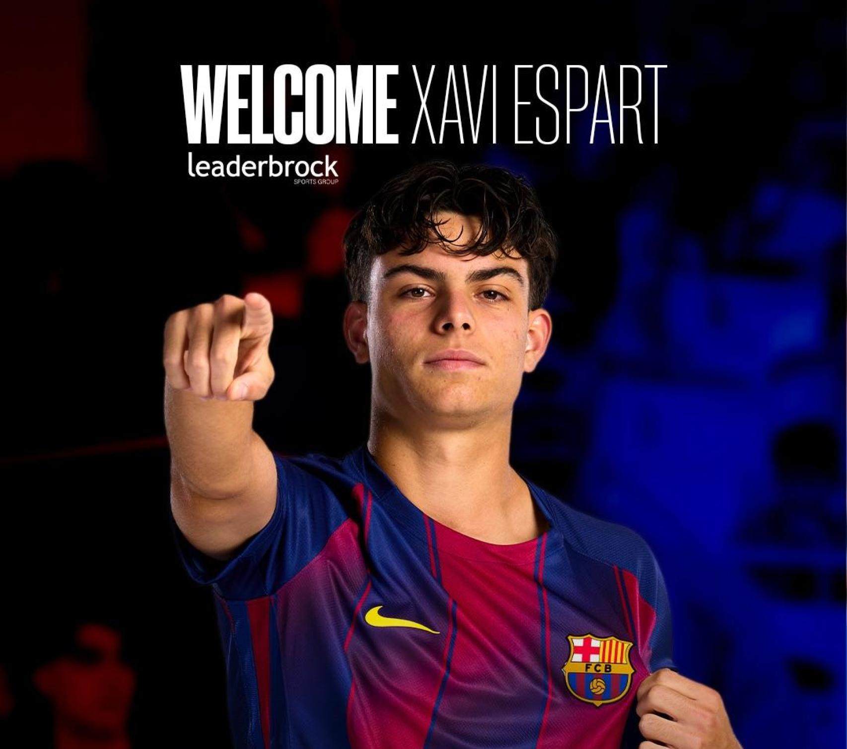 Xavi Espart ficha por Leaderbrock Sports, agencia de Pedri y Ferran