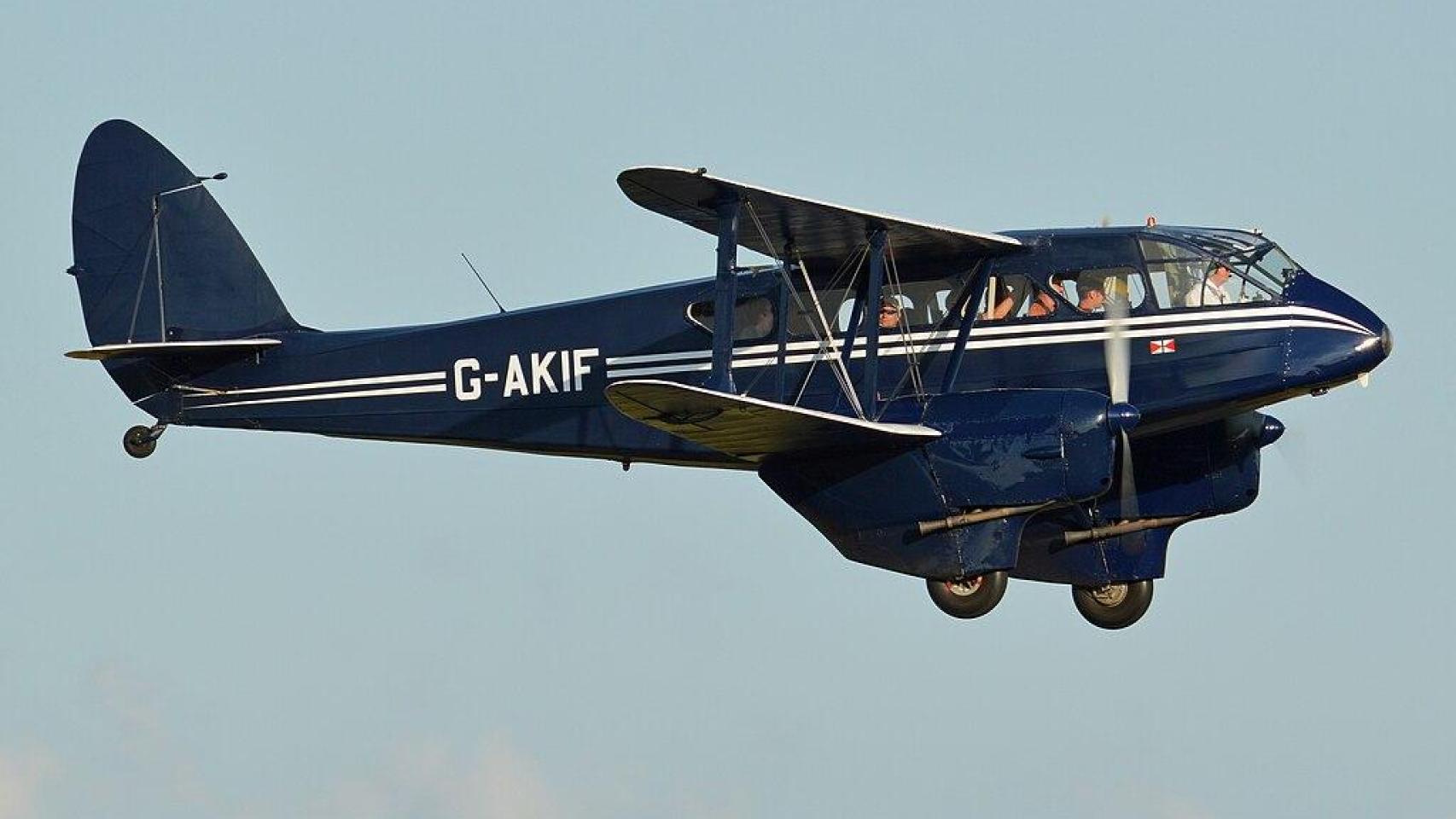 Imagen de un Dragon Rapide británico