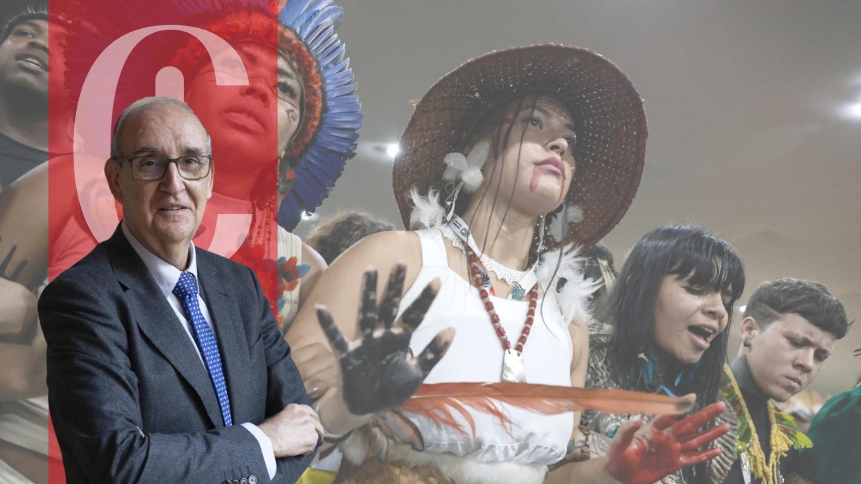 Indígenas se manifiestan en la Zona Azul de la COP30 en Belém (Brasil)